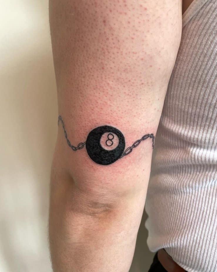 Chained 8 ball