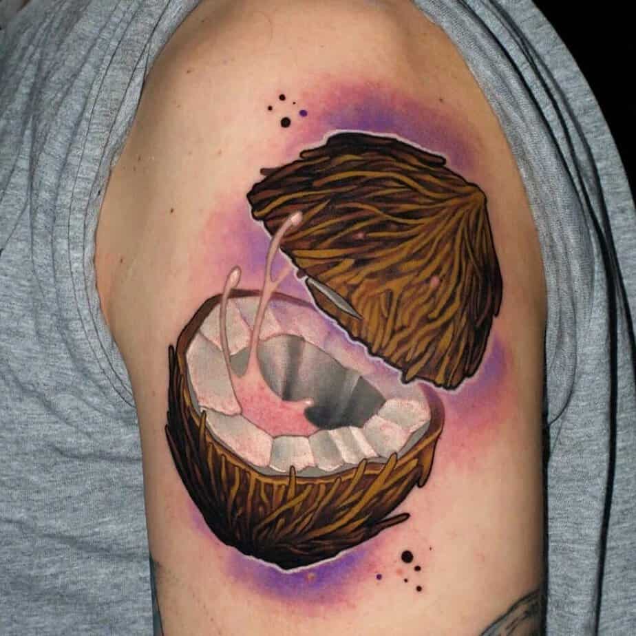 17. A coconut tattoo