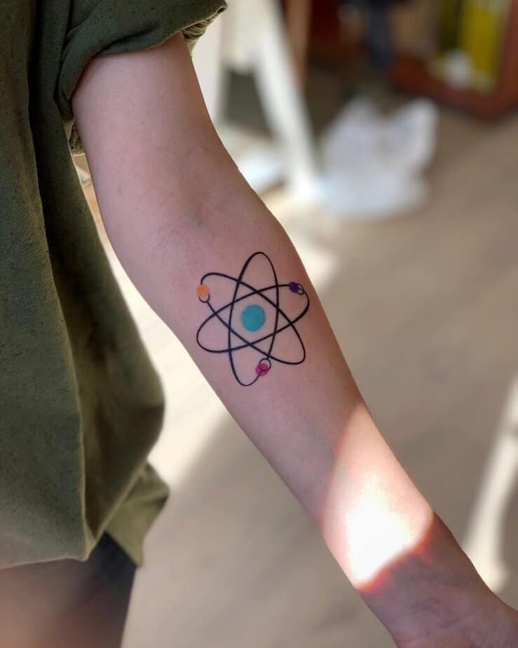 20 Impressive Atomic Tattoo Ideas That'll Blow Your Mind
