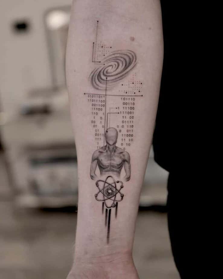20 Impressive Atomic Tattoo Ideas That'll Blow Your Mind