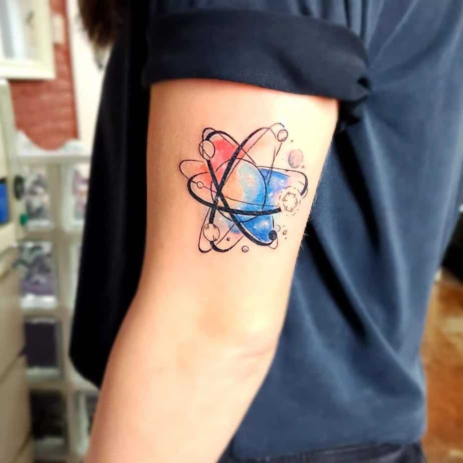 20 Impressive Atomic Tattoo Ideas That'll Blow Your Mind