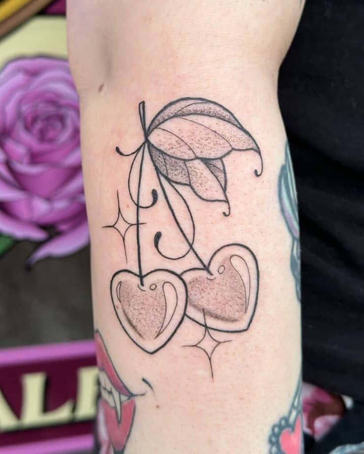 4. Heart-shaped cherries