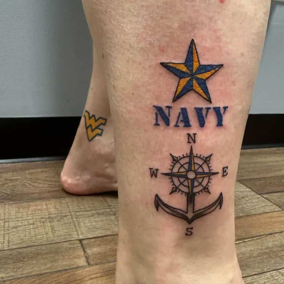 Where to place your new nautical star tattoo?