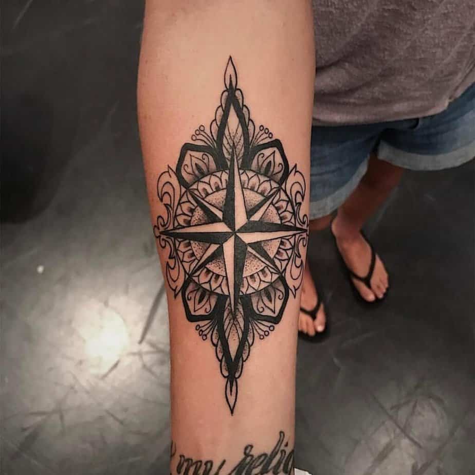 Where to place your new nautical star tattoo?