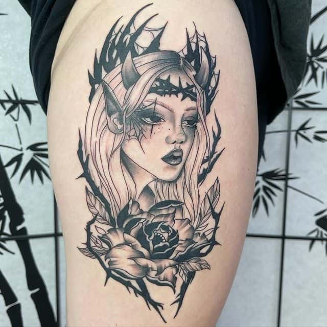 2. Enigmatic Gothic Elf