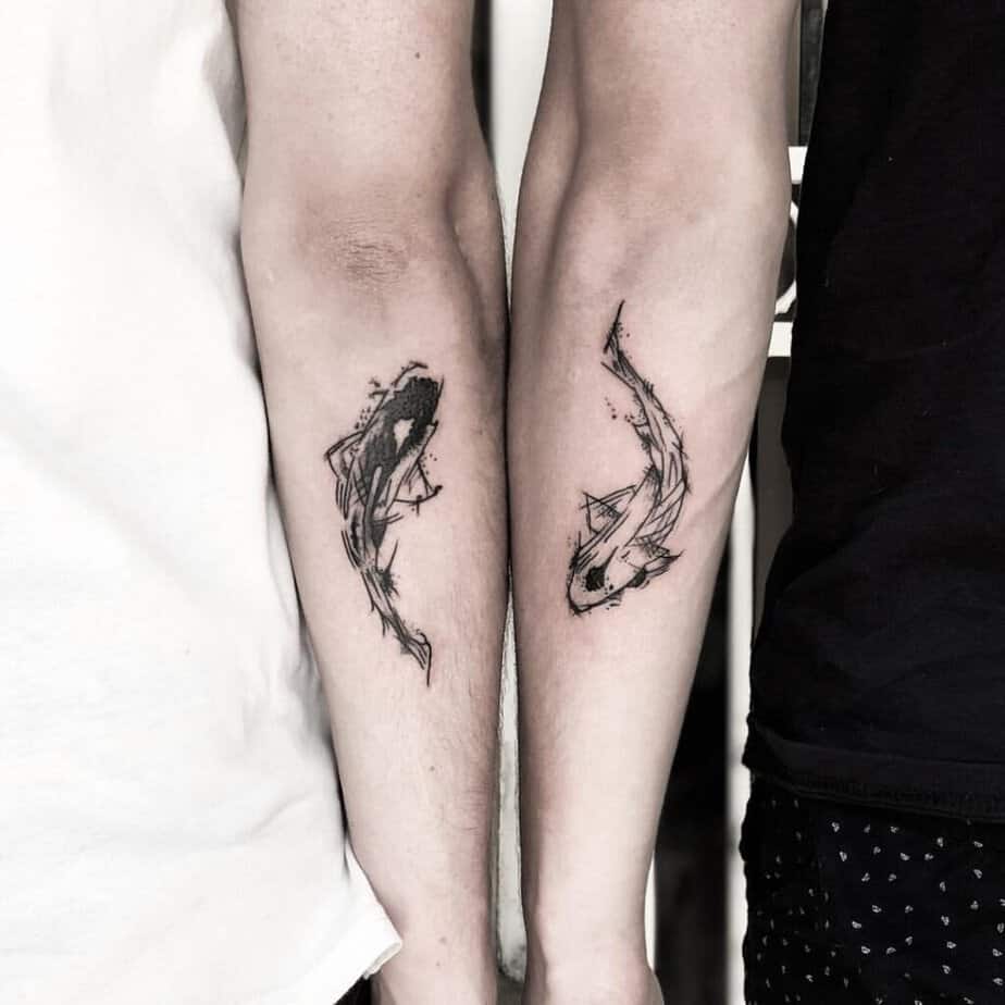 11. (Almost) matching koi fish