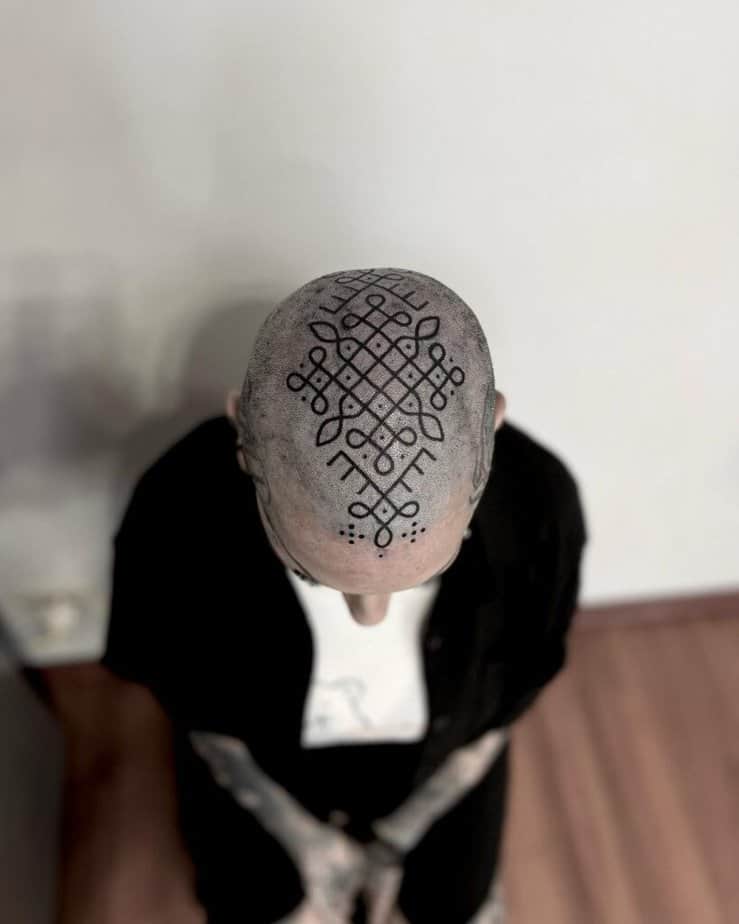 4. An ornamental tattoo