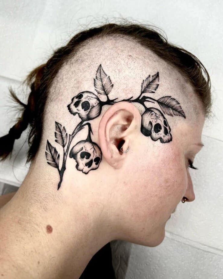 9. Skulls instead of flowers