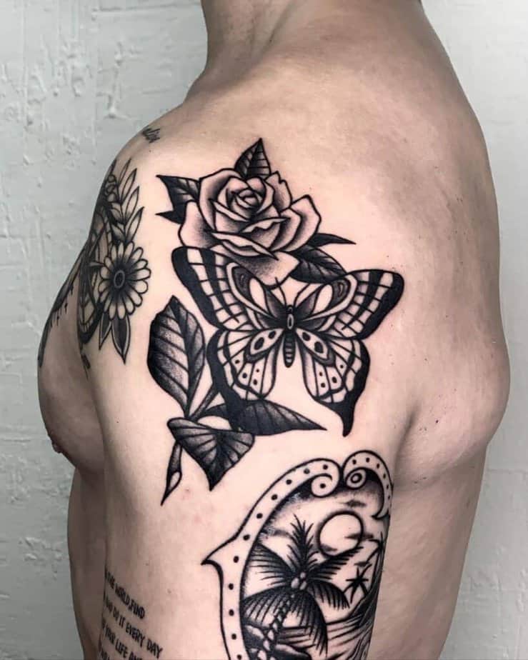 10. Traditional-style butterfly