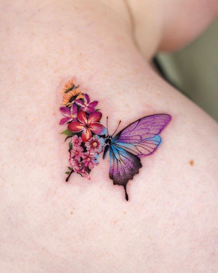 2. Colorful butterfly