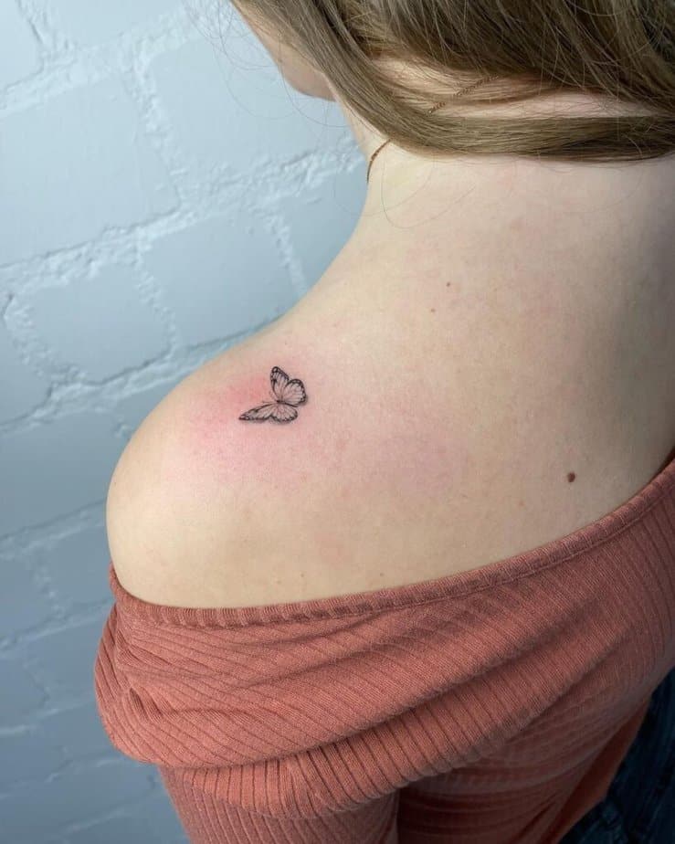 7. Minimalistic butterfly