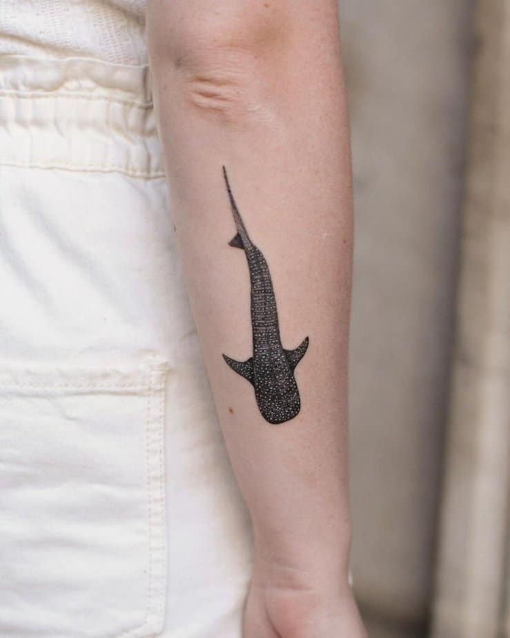 3. A whale shark tattoo