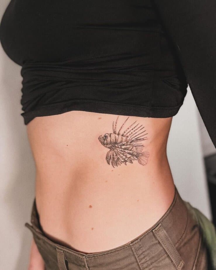 4. A lionfish tattoo