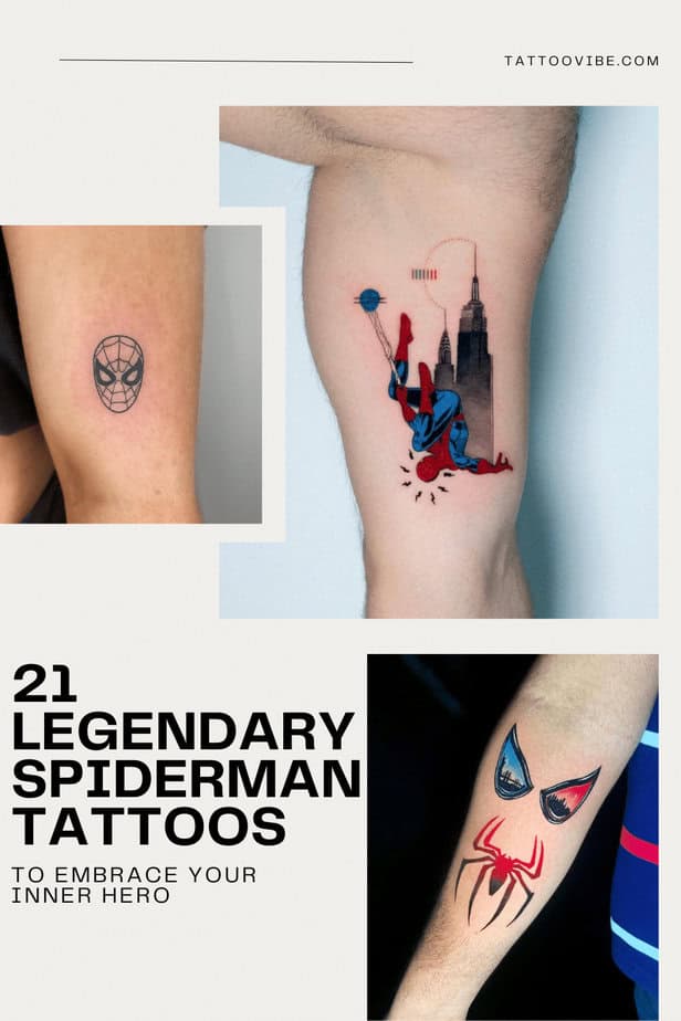 21 Legendary Spiderman Tattoos To Embrace Your Inner Hero