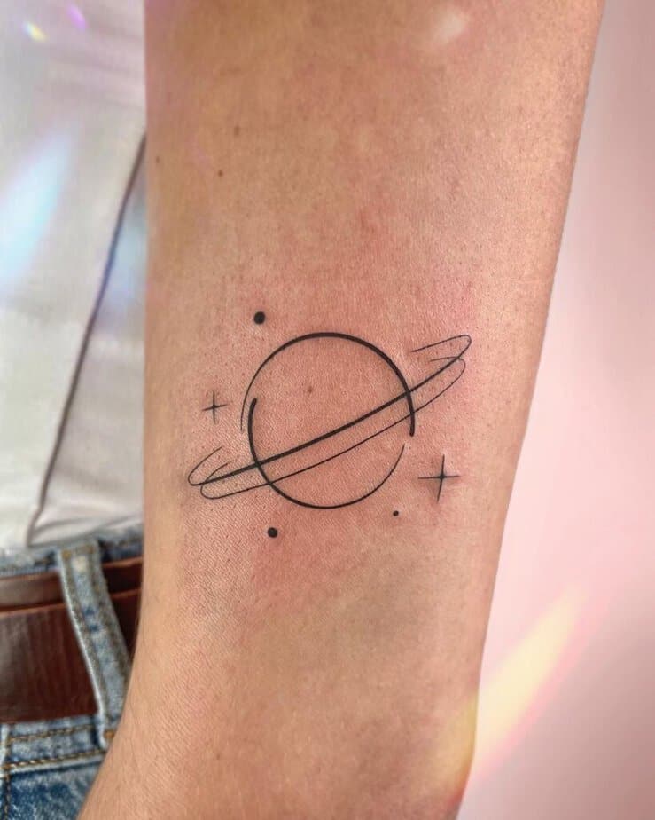 Black (and gray) space tattoos