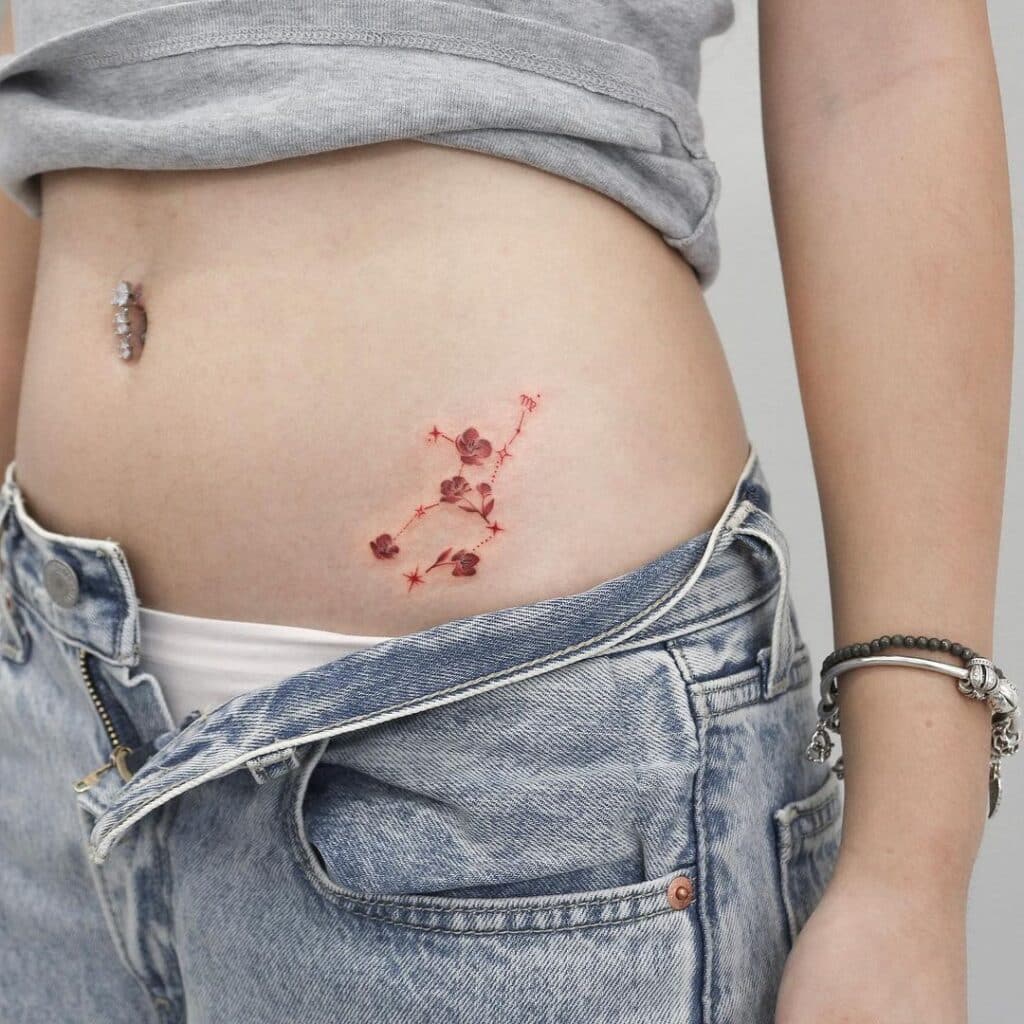 Virgo floral constellation stomach