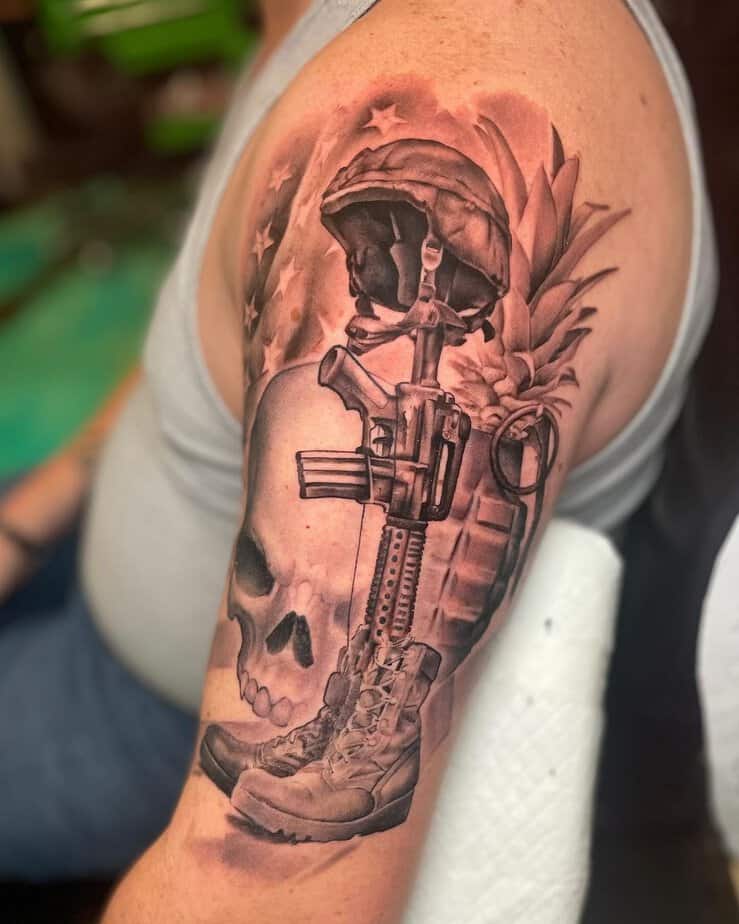 40 Unique Military Tattoos That Tell A Story Of Bravery