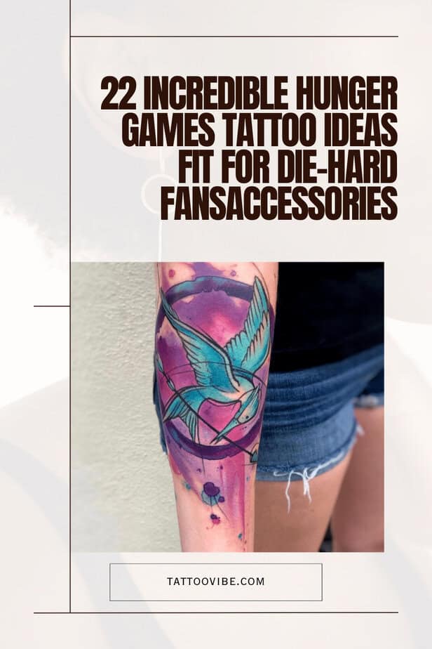 22 Incredible Hunger Games Tattoo Ideas Fit For Die-Hard Fans