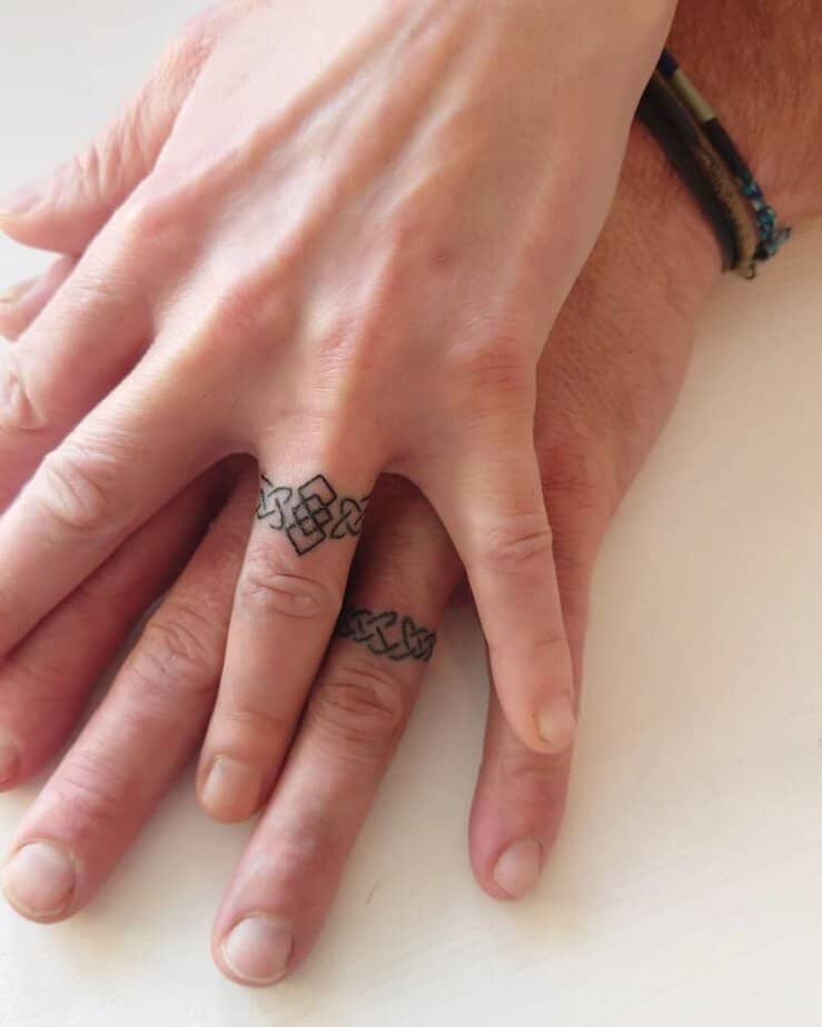 12. Go all Viking with your wedding rings