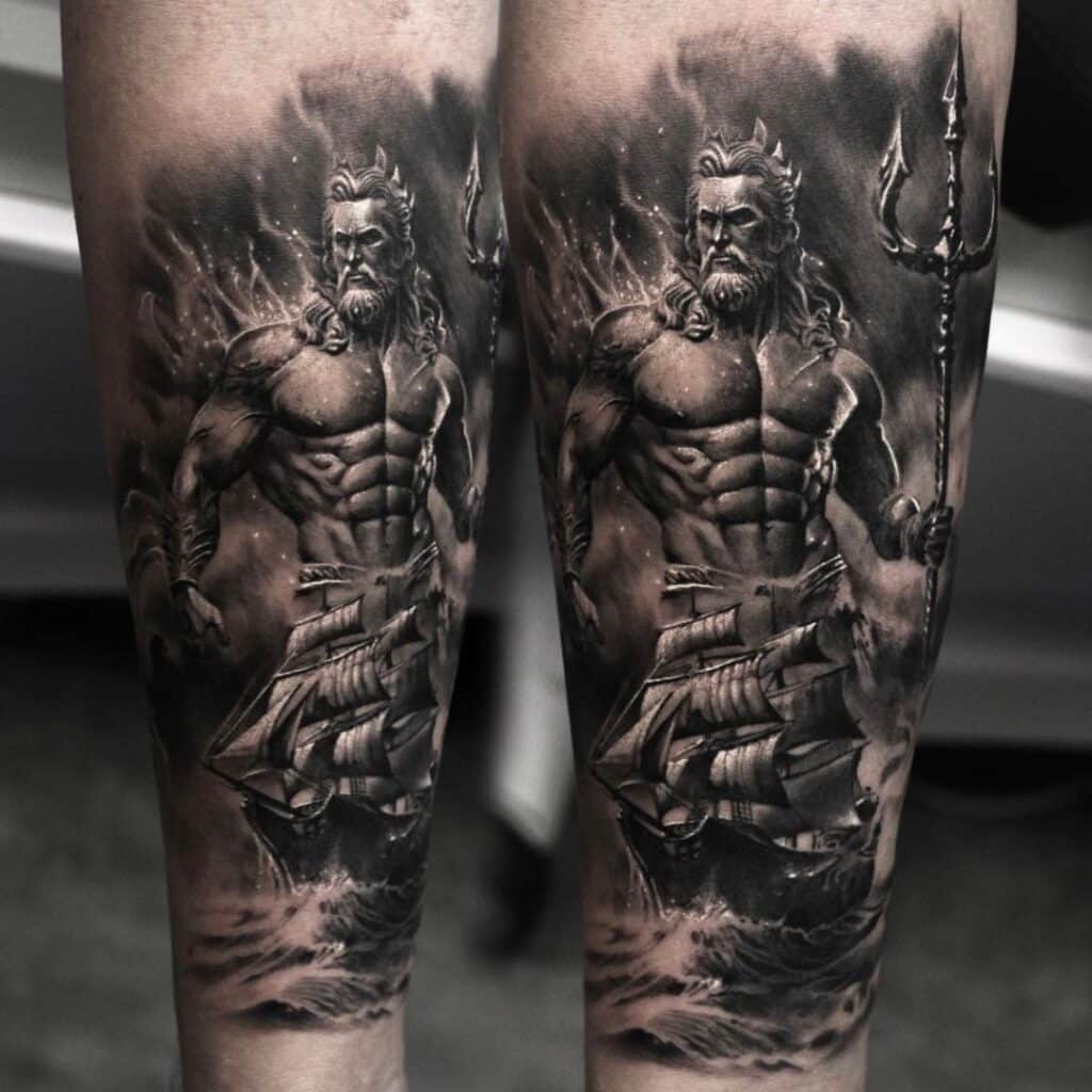 Big Poseidon tattoos