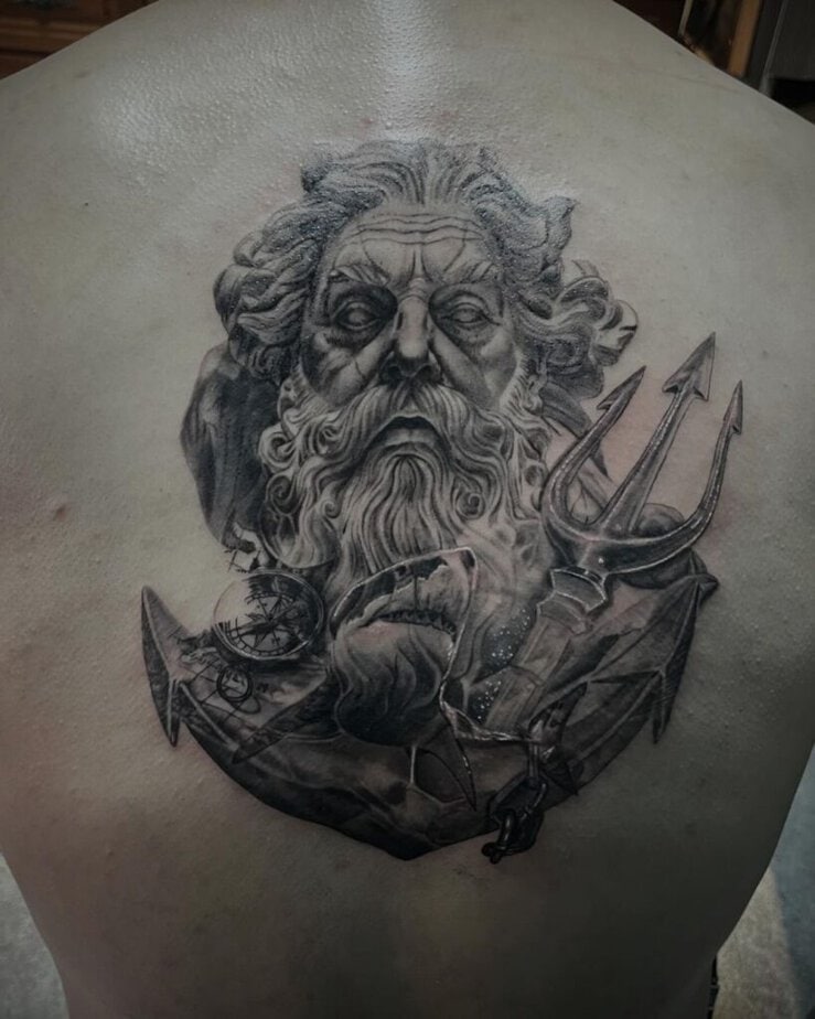 Big Poseidon tattoos