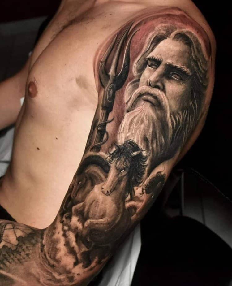 Big Poseidon tattoos