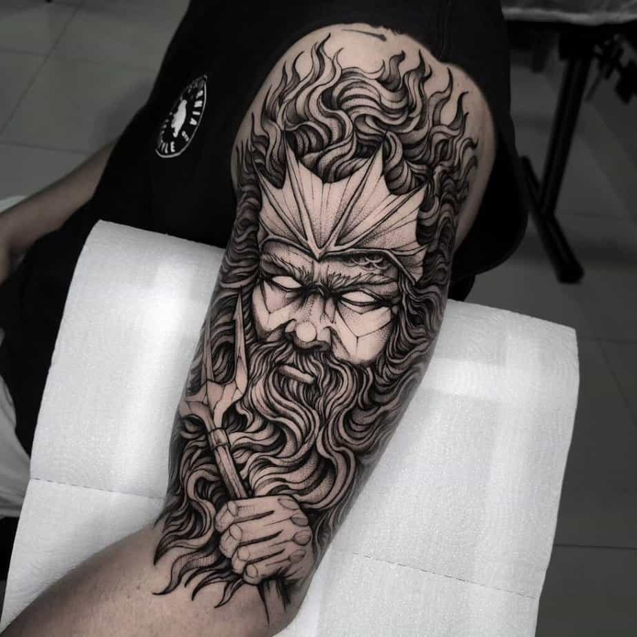 Big Poseidon tattoos