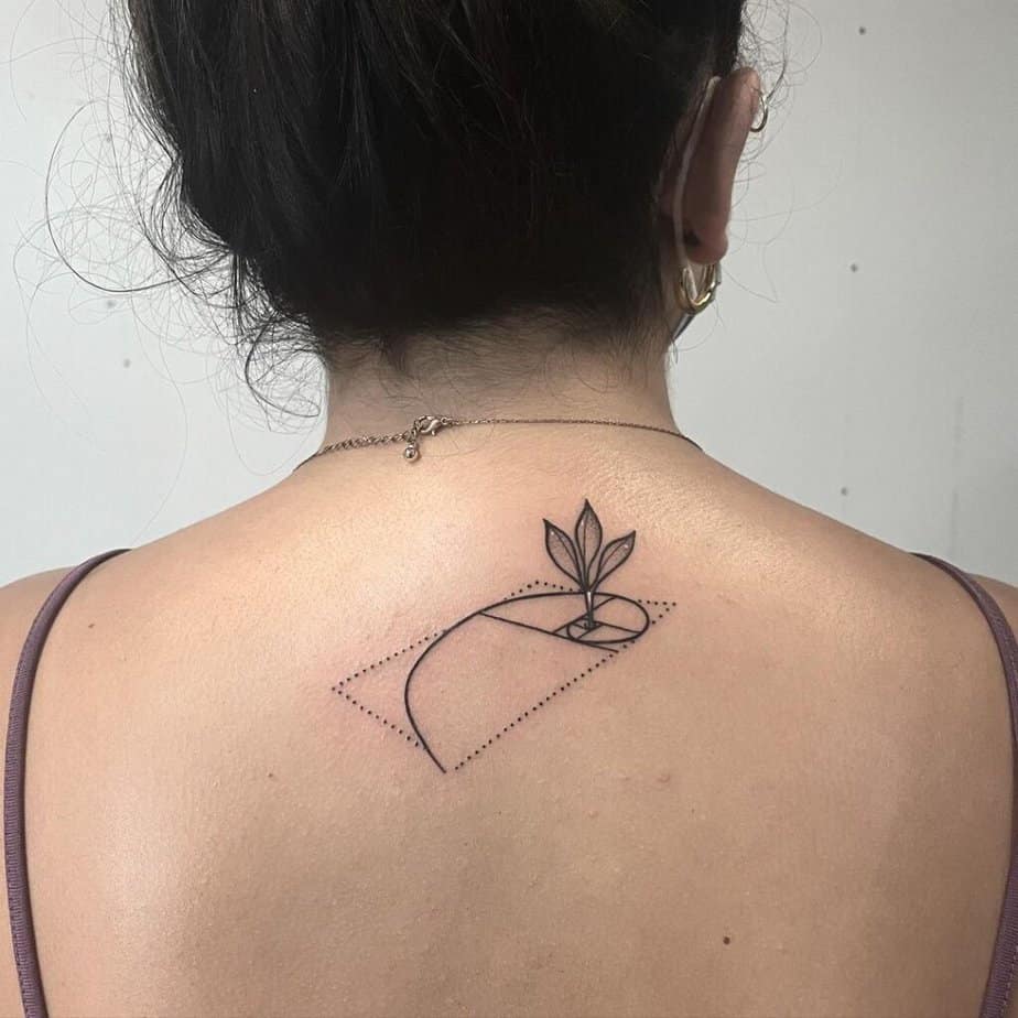20. A Fibonacci tattoo on the back