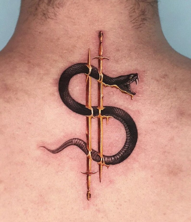 Unique money tattoo designs