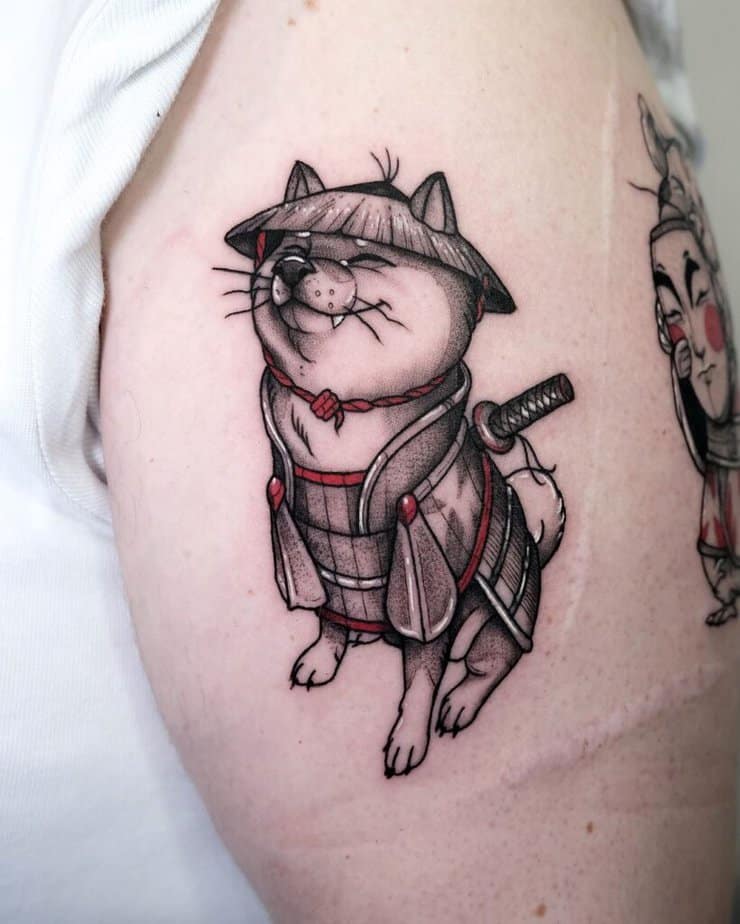 Unique Samurai tattoos