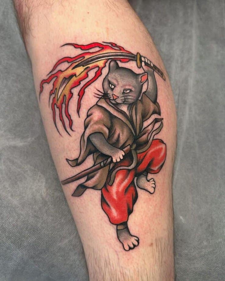 Unique Samurai tattoos