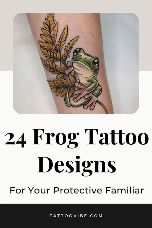 24 Frog Tattoo Designs For Your Protective Familiar