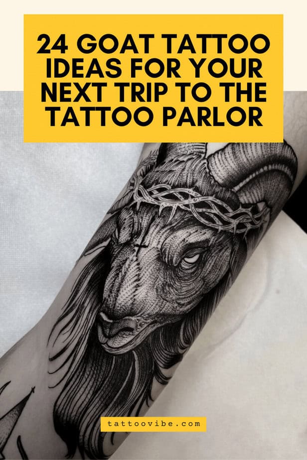 24 Goat Tattoo Ideas For Your Next Trip To The Tattoo Parlor