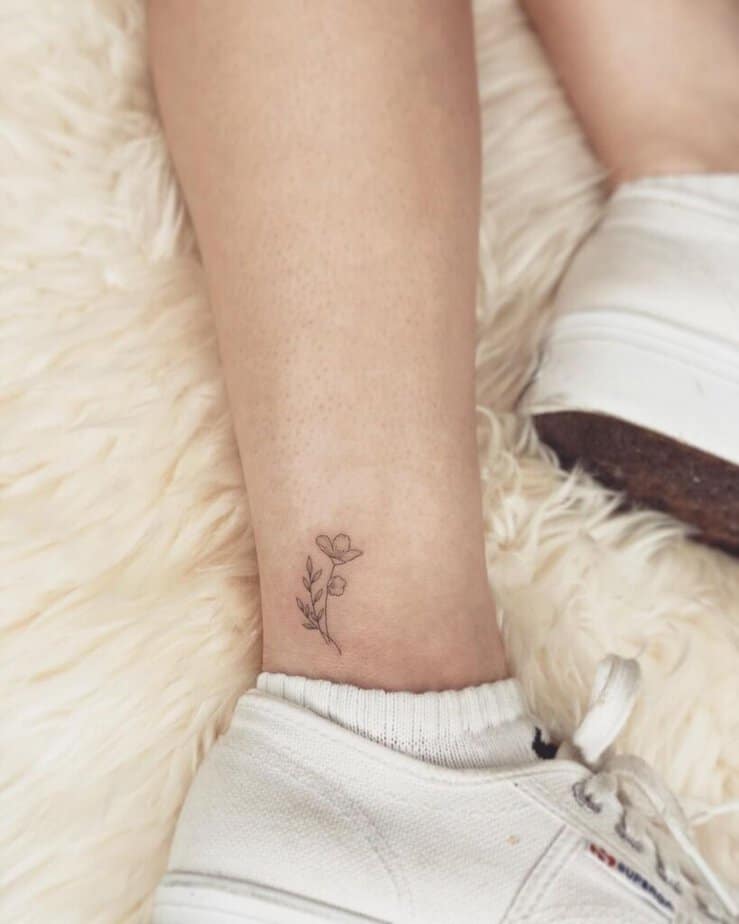 4. A fierce flower tattoo 