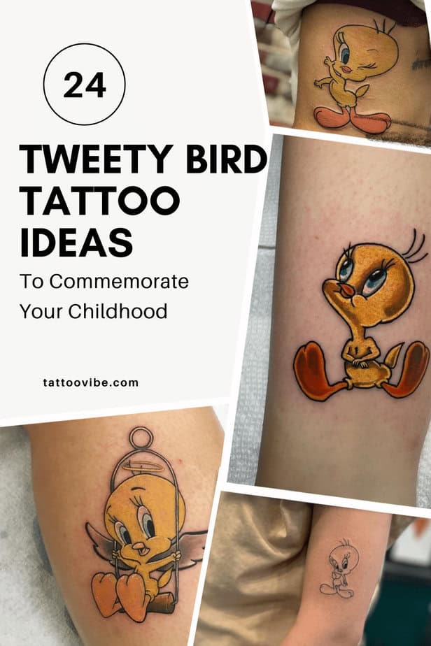 Tweety and friends tattoos
