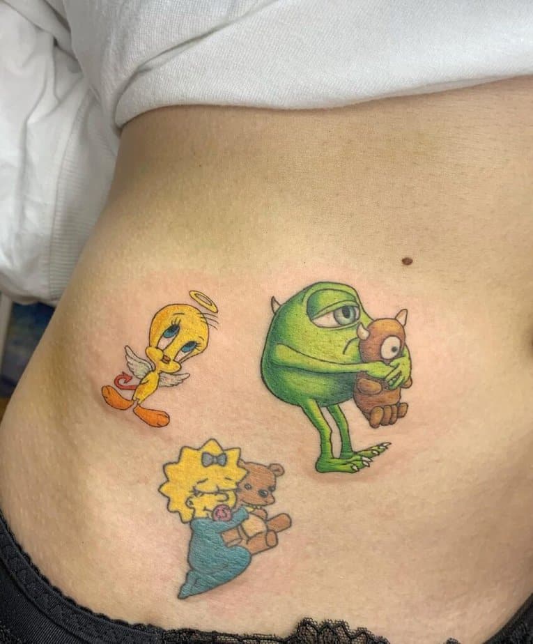 Tweety and friends tattoos