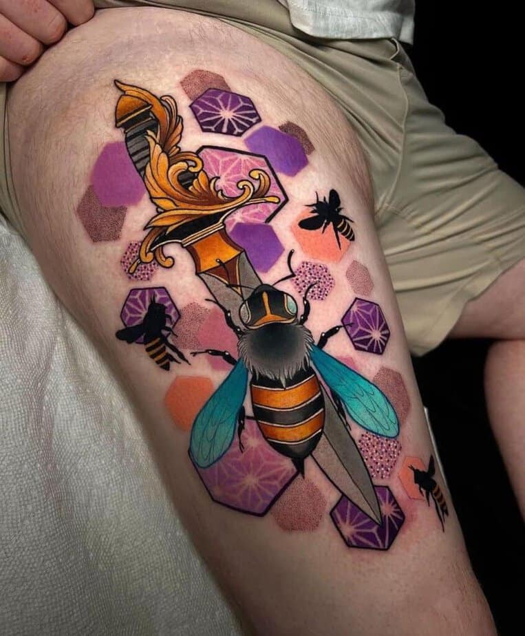 Unique dagger tattoo ideas