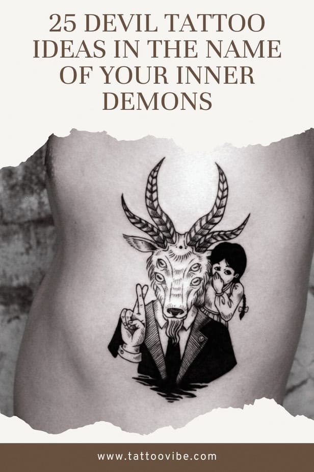 25 Devil Tattoo Ideas In The Name Of Your Inner Demons