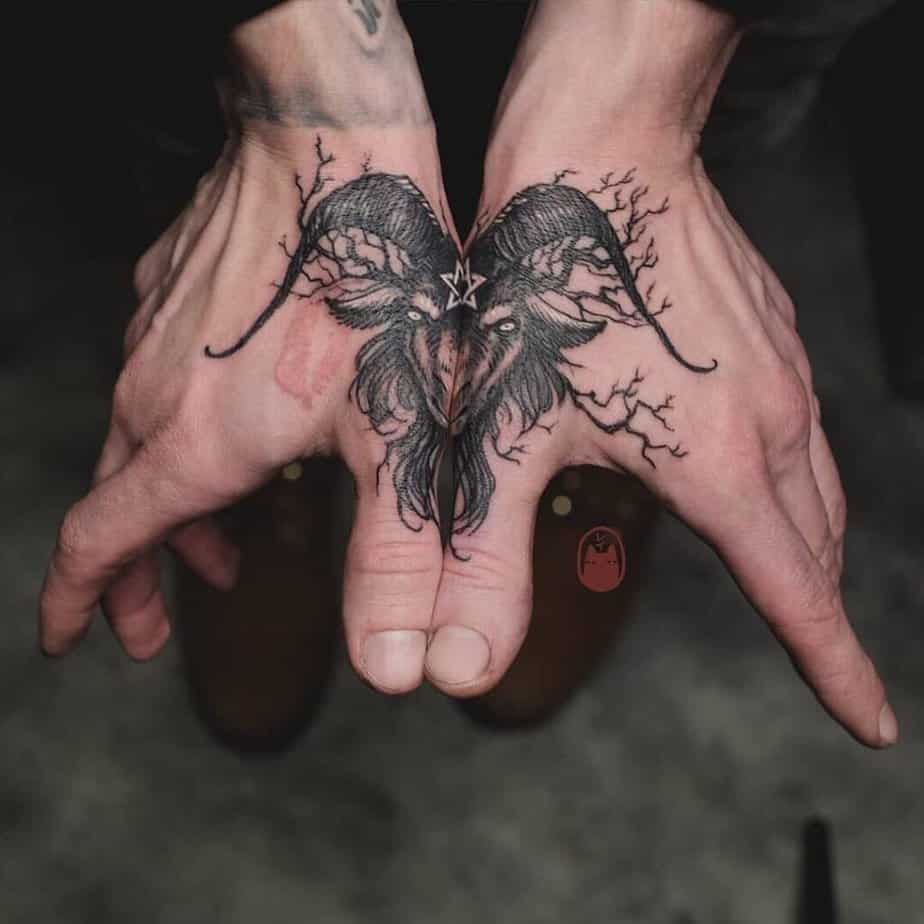Satan tattoo