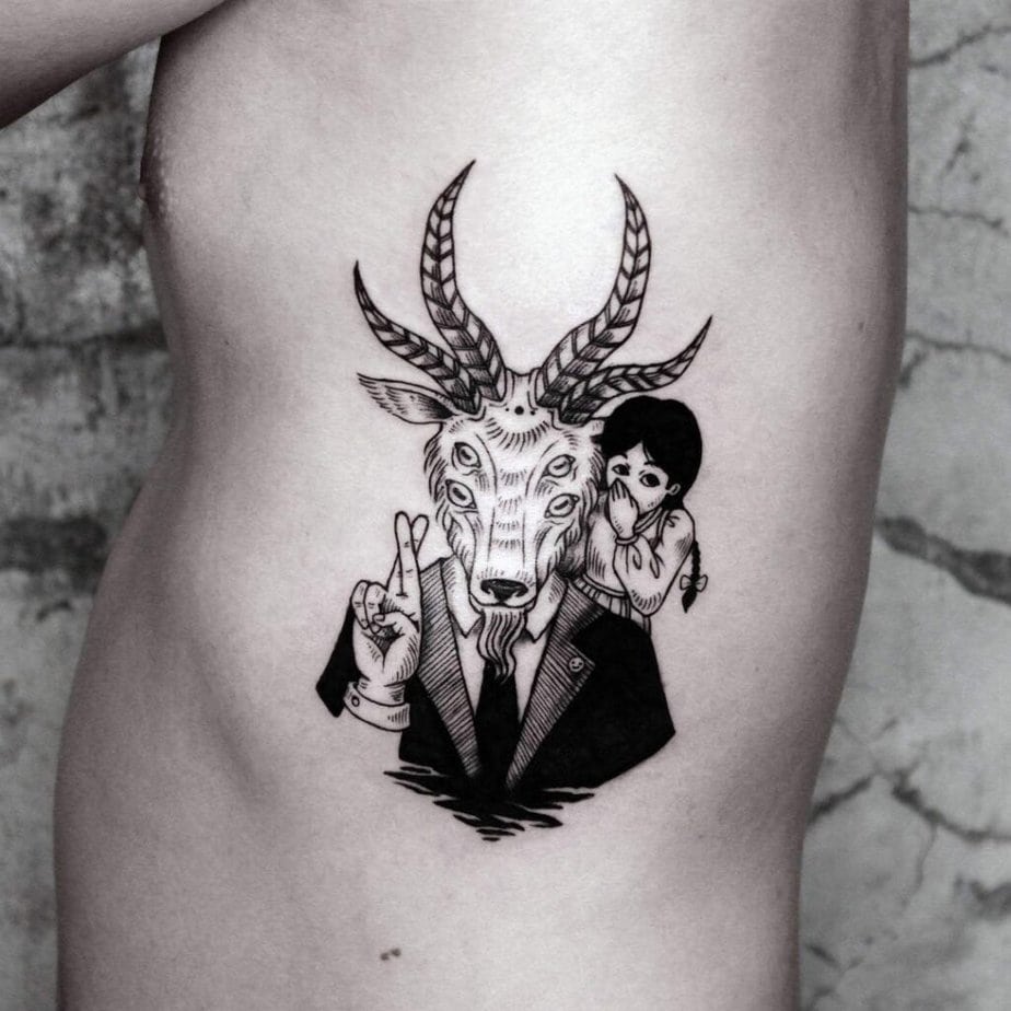 Satan tattoo