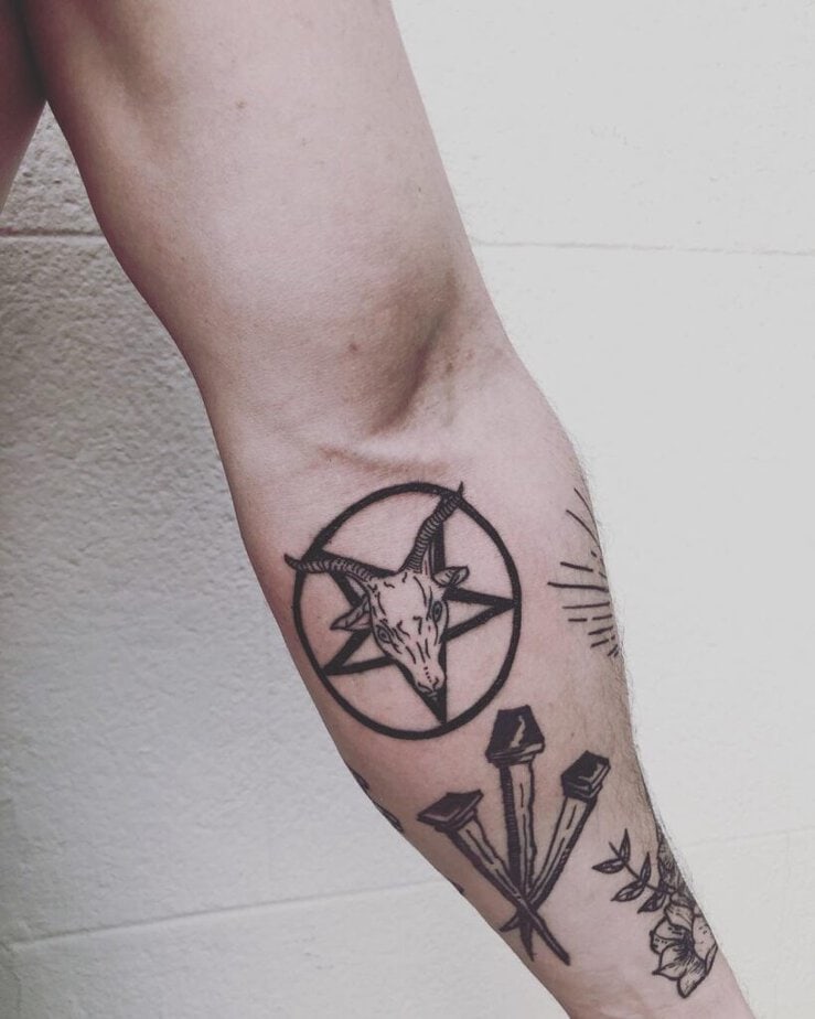 Satan tattoo