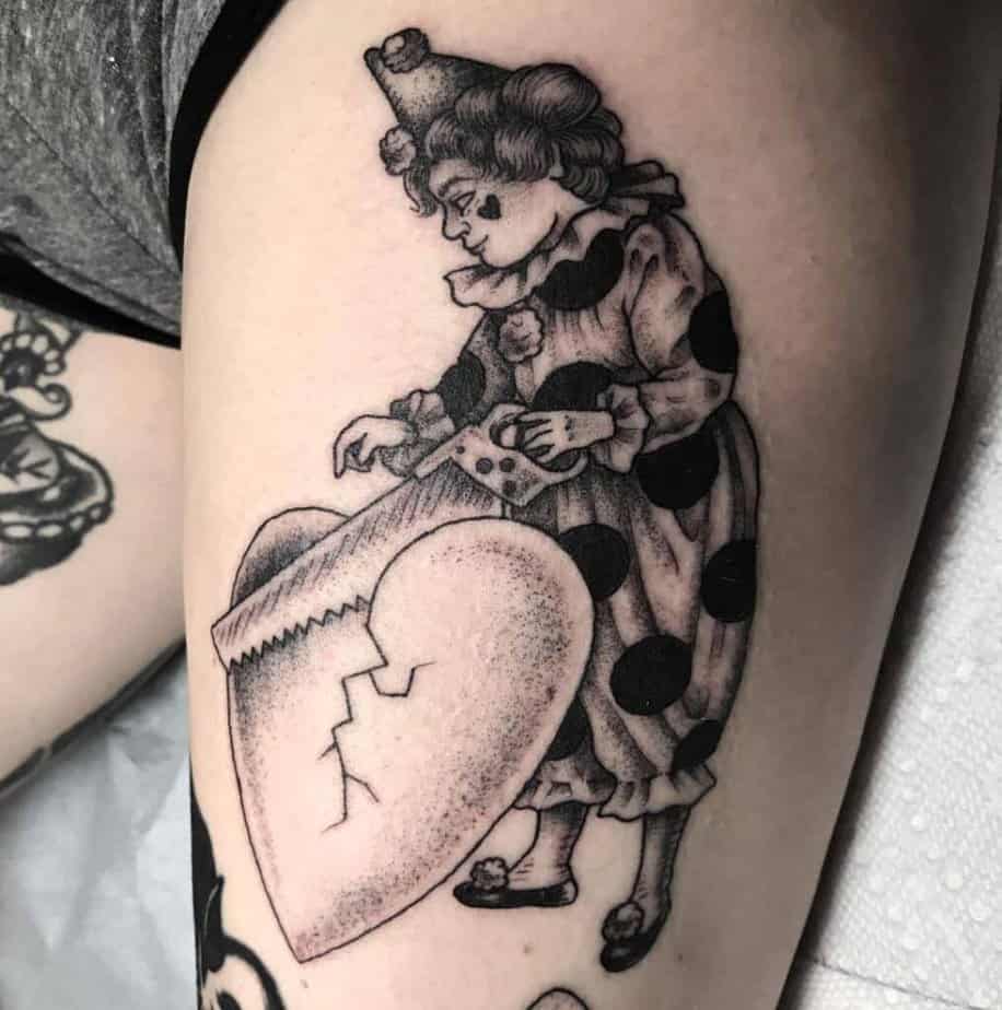 7. Broken by a clown