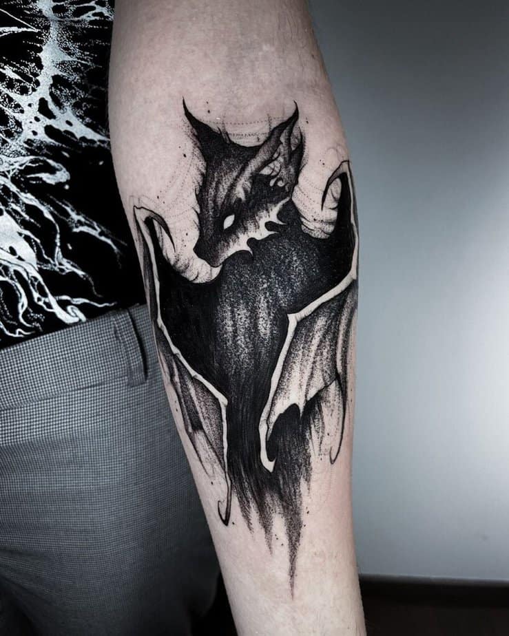 Dark animal tattoos