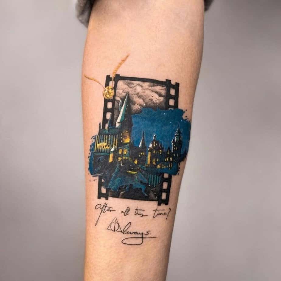 Hogwarts tattoos