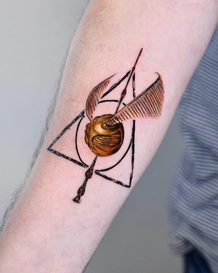 Interesting and unique Harry Potter tattoos