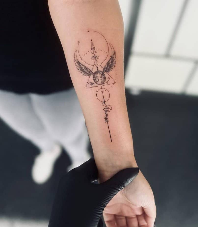 Small and cute Harry Potter tattoos