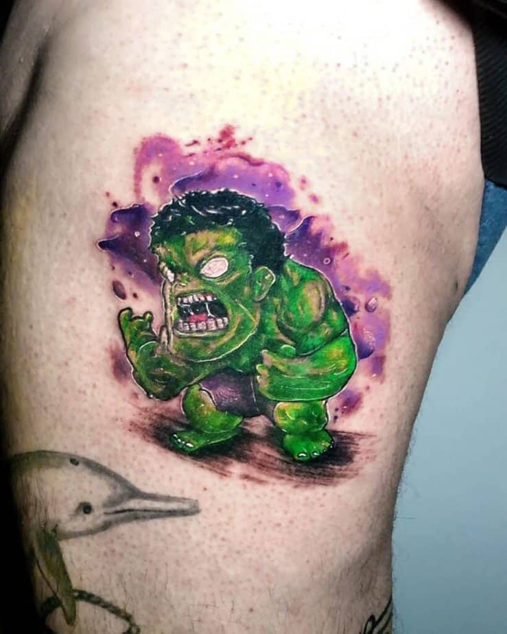 The Great Hulk Avenger tattoo
