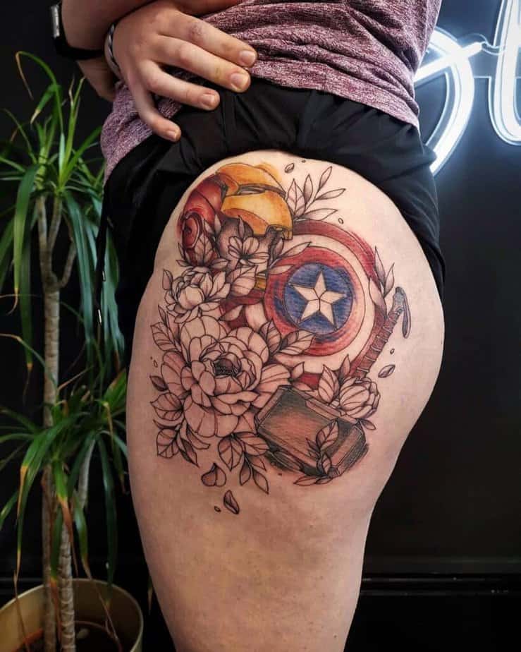 Unique Avenger tattoo ideas