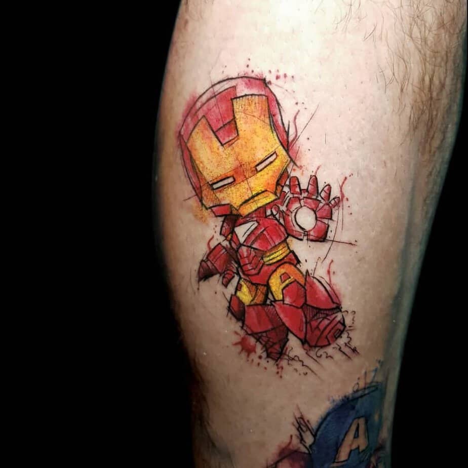 Iron Man Avenger tattoo