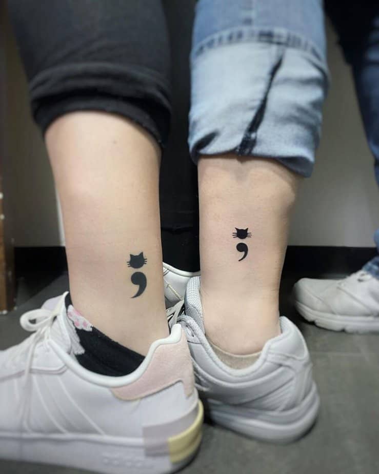 Matching tattoo with a friend, partner, or family member